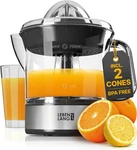 Orange Juicer Electric 2 Cones & Bpa-free High Yield Large Volume. Fixed Price $43.99.