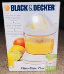 Electric Citrus Juicer 34OZ Black & Decker CJ525. Fixed Price $14.99.