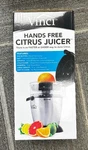 Vinci Hands Free Electric Citrus Juicer, 1-BUTTON Machine. Fixed Price $94.99.