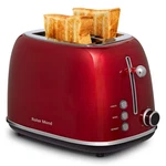 Roter Mond 2 Slice Toaster Retro Stainless Steel With Bagel, Cancel, And Red. Fixed Price $75.06.