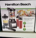 Hamilton Beach 53524 3-IN-1 Blender Juicer 825W 48OZ Glass Jar Bpa Free. Fixed Price $100.00.