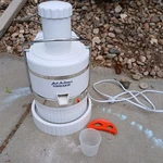 Jack Lalanne's Power Juicer White Complete JLS-88. Fixed Price $84.99.