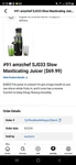 Amzchef Cold Press Juicer Slow Machines For Whole Vegetables SJ-033. Fixed Price $25.00.