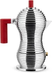 Alessi Pulcina MDL026R Pre-owned 6-CUP Espresso Coffee Maker Cast Aluminum Body. Fixed Price $110.99.