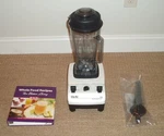 Great Super 5000 Juicer Food Processor Blender W/ New Tamper. Fixed Price $399.99.