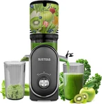Susteas 300W Cold Press Juicer 50 Oz Capacity Easy Clean High Yield, Gray - Open. Fixed Price $49.95.