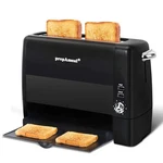 Prepameal Long Slot Toaster With 6 Shade 2-SLICE, Black. Fixed Price $69.99.