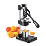 Tongchant Xl Cast Iron Juicer Hand Press With 5" Funnel, Black(flat Base). Fixed Price $123.99.