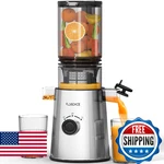 Cold Press Juicer, Masticating With Large Feed Chute Fit Whole Fruits & V. Fixed Price $101.40.