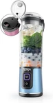 Ninja Blast BC151BM 18 Oz Portable Cordless Blender - Metallic Blue (used). Fixed Price $27.96.