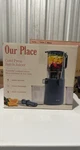 Our Place Cold Press Batch Juicer 250W Blue 1.5QT Slow Masticating Open Box. Fixed Price $74.99.
