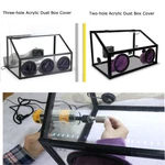Intbuying New 5MM Fan Fully Enclosed Electric Grinding Polisher Acrylic Dust Box. Fixed Price $162.80.