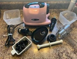 Omega Juice Extractor Pink Model 8006P Used - Tested Read. Fixed Price $55.00.