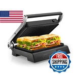 Kotek Panini Press Sandwich Maker 1200W 4 Slice Toaster Removable Drip. Fixed Price $129.36.