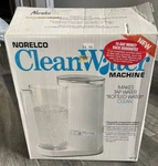 Cleanwater Machine Purifier 48OZ Norelco WM100 Nos Vintage Htf. Fixed Price $59.99.