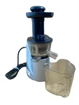 Hurom Silver Slow Juicer HU-100S Great Condition With Cup And Recipe Book. Fixed Price $38.39.