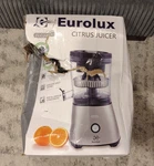 Eurolux ELCJ-4800 Electric Citrus Juicer Stainless Steel High Efficiency Silver. Fixed Price $35.00.