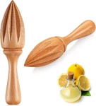 2 Pcs Wooden Citrus Reamer Lemon Juicer Beech Handheld. Fixed Price $16.43.