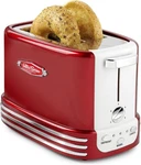 Nostalgia Retro Wide 2-SLICE Toaster, Vintage Design With Crumb Tray, Red. Fixed Price $53.12.