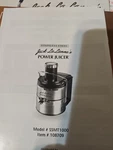 Jack Lanne Stainless Steel Power Juicer -SSMT-1000 No Original Box. Fixed Price $50.00.