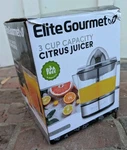Elite Gourmet Cup Capacity Citrus Juicer, Bpa Free, ETS623, Compact. Fixed Price $12.00.