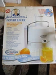 Jack Lalanne's Power Juicer #CL-003AP, White, Recipe Booklet & Instructions New. Fixed Price $89.99.