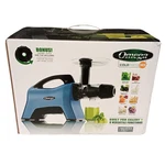 Omega Celery And Nutrition System Masticating Juicer, Cold Press, Blue. Fixed Price $146.99.