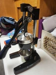Eurolux Cast Iron Citrus Juicer Extra Large Commercial-grade Hand Press(black). Fixed Price $100.00.
