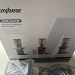Anybear Cold Press Juicer, 200W Masticating Slow 4.3" Large Feed Chute Fi. Fixed Price $99.99.