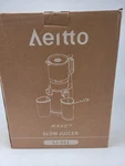 Aeitto MAX5 SJ-041 Slow Juicer Black Cold Press 5.3" Mega Chute High Yield. Fixed Price $65.02.
