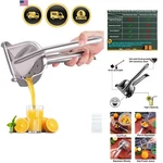 Real Stainless Steel Lemon Squeezer Citrus Juicer Hand Press Heavy Duty Manua.... Fixed Price $44.02.
