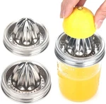 Mason Jar Stainless Steel Juicer Lid (2 Pieces), Citrus Reamer For Silver. Fixed Price $14.52.