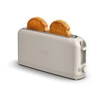 Bella 2-SLICE Slim Toaster, 10" Long Slot, 6 Settings, Anti-jam, 900W, Oatmilk. Fixed Price $37.34.