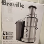 Breville Dual Disc Processor 1200W Variable Speed Juicer Silver W/jug. Fixed Price $89.98.