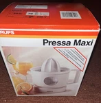 Krups Pressa Maxi 24 Oz Electric Citrus Juicer Made Spain Model 293 Box. Fixed Price $29.98.
