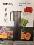 Canoly Masticating Juicer Reversible Feed Chute For Fruits And Vegetables. Fixed Price $67.00.