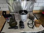 Defective Kuvings REVO830 Silver Luxury Cold Press Whole Slow Juicer Wit G3D. Fixed Price $245.00.