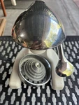 Metrokane Mighty Oj Vintage 1950S Manual Juicer White With Chrome. Fixed Price $28.00.