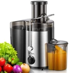 Qcen Juicer Machine, Centrifugal Extractor With Wide 500W, Black. Fixed Price $63.99.