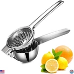 Tezz Extra Large 3.47'' Lemon Squeezer - Heavy Duty Stainless Steel Citrus Press. Fixed Price $48.22.