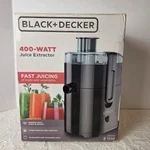 Black + Decker 400-WATT Juice Extractor Model JE2400BD- Unopened Box*read. Fixed Price $25.49.