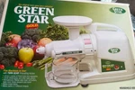 Tribest Greenstar Gold Twin Gear Juice Extractor, Model GP-E1503. Fixed Price $295.00.