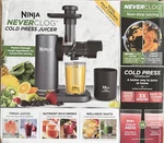 Ninja - Neverclog Cold Press Juicer Charcoal JC151 Pkj 150W Open Box 34. Fixed Price $84.49.