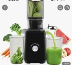 Amzchef Centrifugal Juicer 400W 2-SPEED Wide Feed Chute Black/silver 40OZ. Fixed Price $39.99.