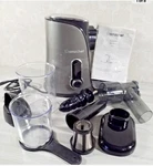 Amzchef Slow Masticating Juicer With Two Speed Modes Gray&black GM3001 Bk. Fixed Price $49.99.