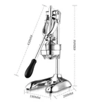 Techtongda Manual Citrus Juicer Orange Press Squeezer 304 Stainless Steel. Fixed Price $105.00.
