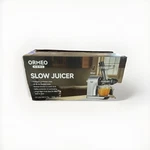 Ormeo Home Slow Juicer ZM15135 150W Black Silver Easy Clean Reverse Function. Fixed Price $40.00.
