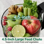 Canoly C03 Cold Press Juicer, 4.5" Wide Feed Chute Machine With 200W. Fixed Price $65.45.