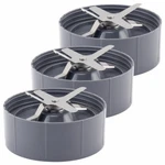 3 Pack Extractor Blades Replacement For Nutribullet 600W 900W NB-101B NB-101S. Fixed Price $24.99.