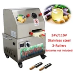 24VDC / 110V Electric Extractor Commercial Sugar Cane Juicer Press Machine. Fixed Price $480.25.